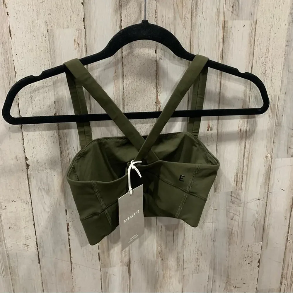 NWT Everlane The Perform Cropped Top Sports Bra